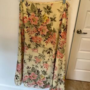 XL Coldwater Creek floral skirt